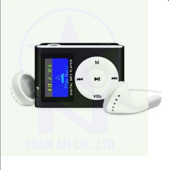 Bộ Máy nghe nhạc MP3 (Đen) và tai nghe (Trắng)